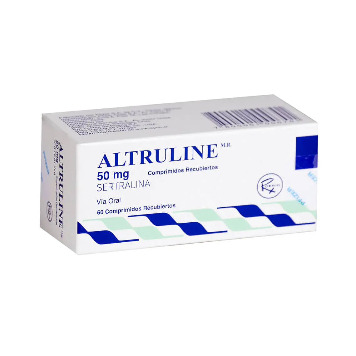 Altruline (B) Sertralina 50 mg 60 Comprimidos. 1