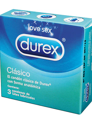 Durex Clásico Preservativos 12 unidades.