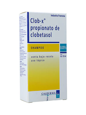Clob-X Propionato de clobetasol 0,05 % Shampoo 125 ml.
