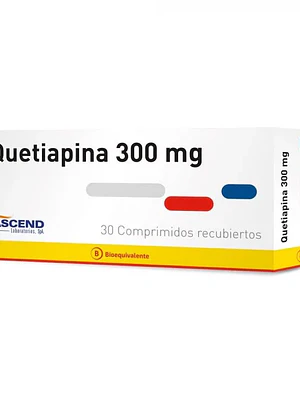 Quetiapina (B) 300 mg 30 Comprimidos recubiertos.