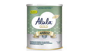 Alula Gold Arroz Fórmula láctea en polvo. 400 g.