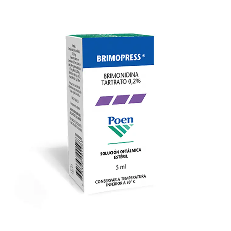 Brimopress Brimonidina 0,2 % Solución oftálmica 5 ml. 1