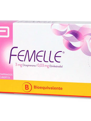 Femelle (B) Drospirenona, Etinilestradiol 28 Comprimidos.