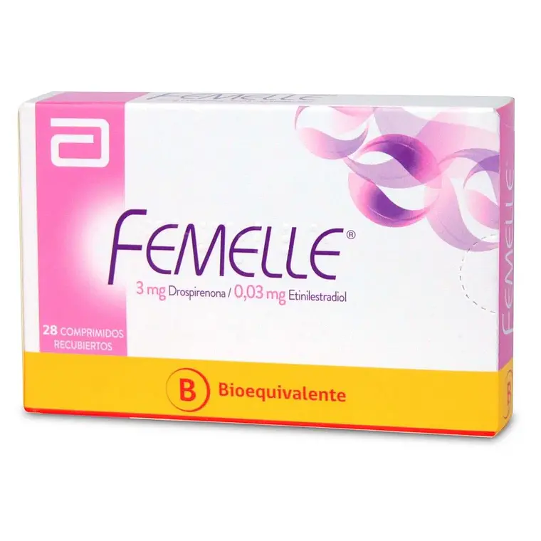 Femelle (B) Drospirenona, Etinilestradiol 28 Comprimidos. 1