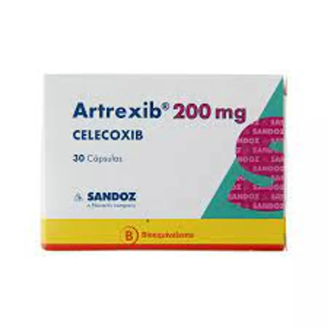 Artrexib (B) Celecoxib 200 mg 30 Cápsulas. 1