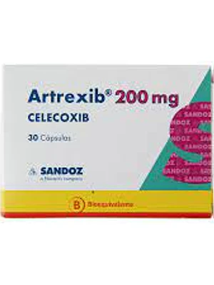 Artrexib (B) Celecoxib 200 mg 30 Cápsulas.