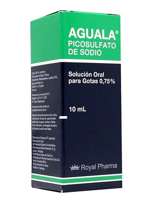 Aguala Picosulfato de sodio 0,75 % Solución oral 10 ml.