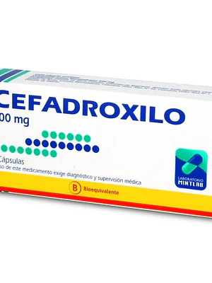 Cefadroxilo (Bioequivalente) 500Mg 8 Cápsulas Menta