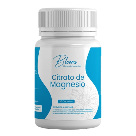 Blooms Citrato de Magnesio 400 mg 30 Cápsulas