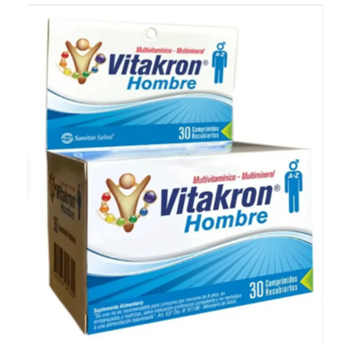 Vitakron Hombre 30 Comprimidos recubiertos. 1
