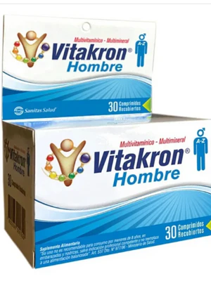 Vitakron Hombre 30 Comprimidos recubiertos.