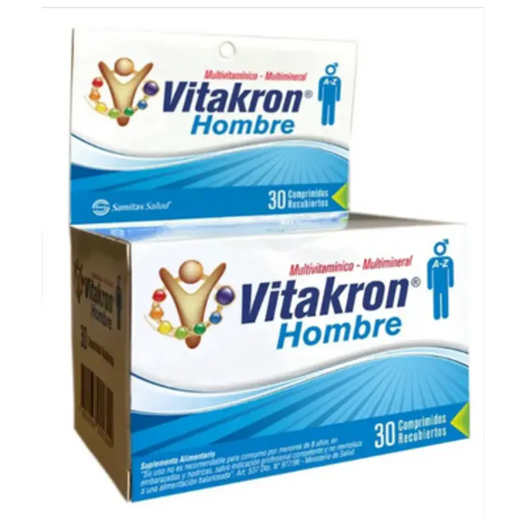 Vitakron Hombre 30 Comprimidos recubiertos. 1