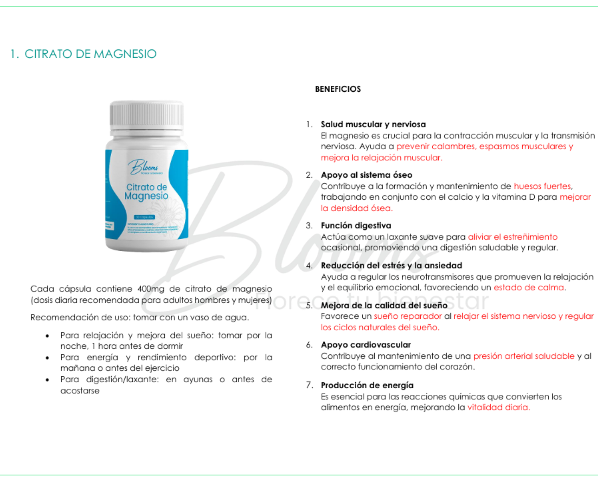 Florece tu energía con Blooms