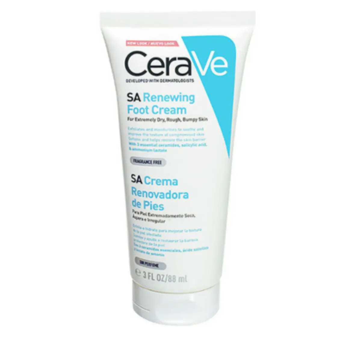 Cerave SA Crema reparadora para pies 88 ml. 1