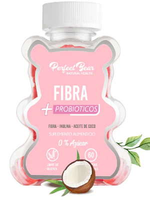 Fibra + Probióticos 60 Gomitas. Perfect Bear