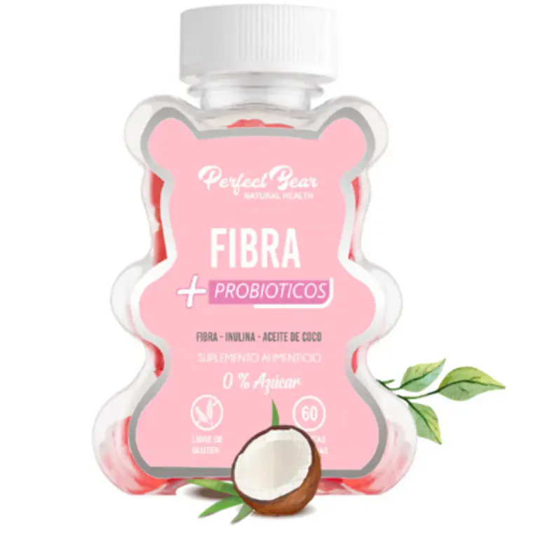 Fibra + Probióticos 60 Gomitas. Perfect Bear 1