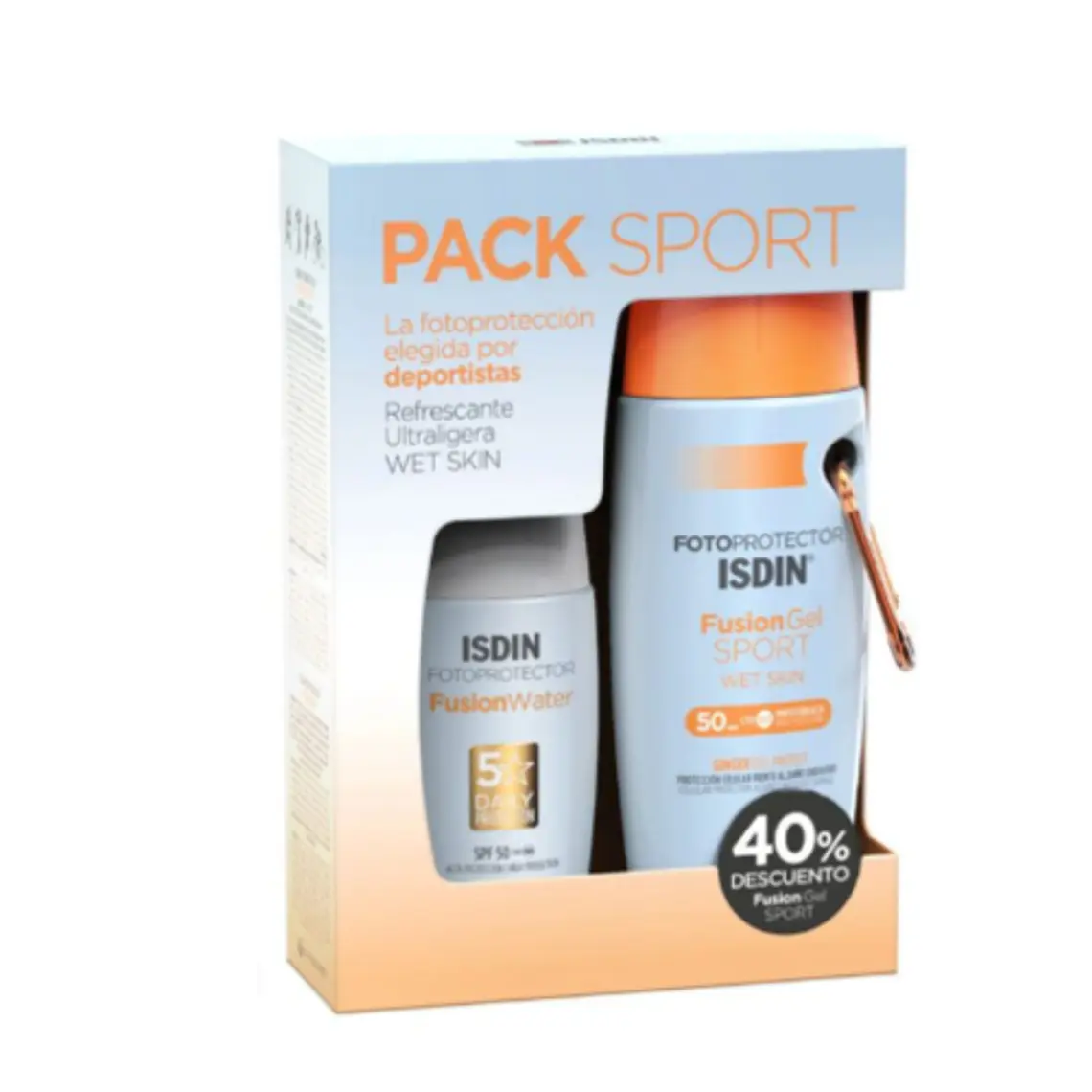 Pack Fusion Gel Sport Spf 50 X 100 Ml + Fusion Water Magic X 50 Ml 1