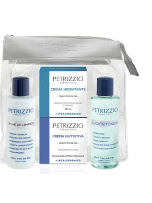 Petrizzio Cuatripack Crema Dia + Noche + Locion Tonica + Leche De Limpieza