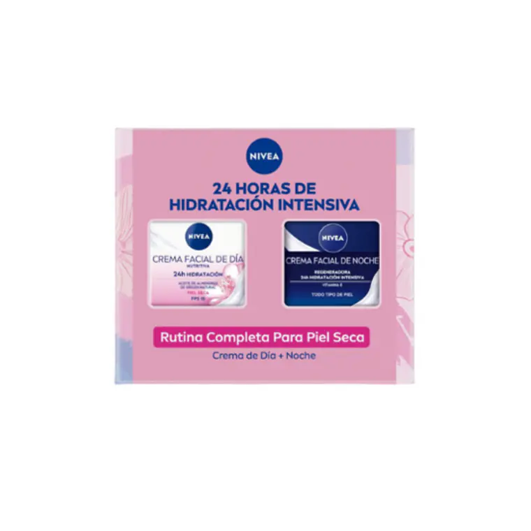 Nivea Hidrat Crema Diapiel Seca X 50 Ml + Crema Noche X 50 Ml 1