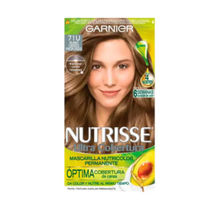 Nutrisse Ultra Cobertura N 71 Rubio Cenizo Prof 1
