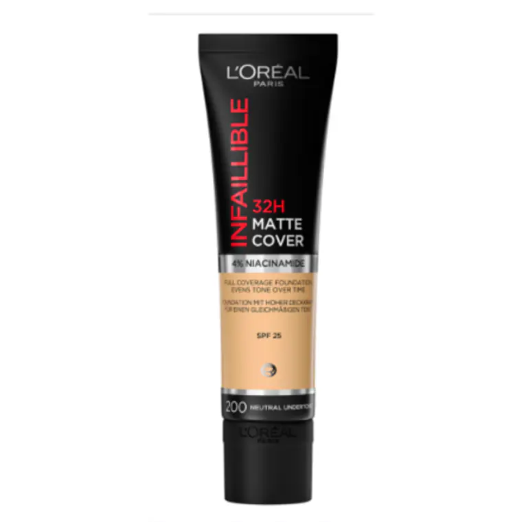 Loreal Base Infallible Matte Cover Foundation Frites N 135 Vanille Eclat 1