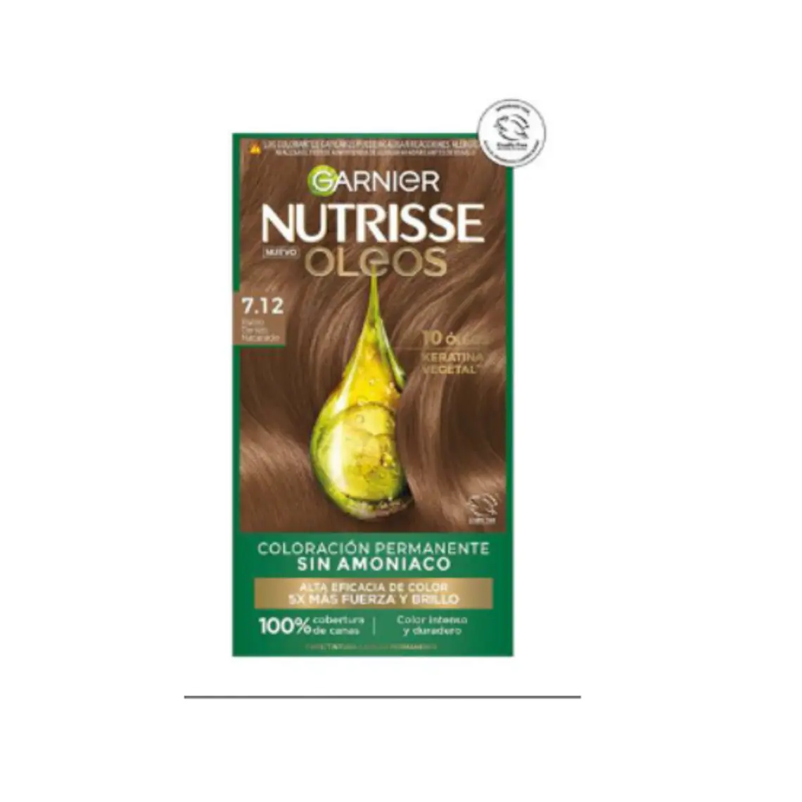 Nutrisse Tinte Rubio Cenizo Nacarado N 7.12 1