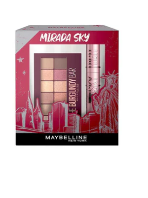 Somras Burgundy + Mascara Pestañas Maybelline