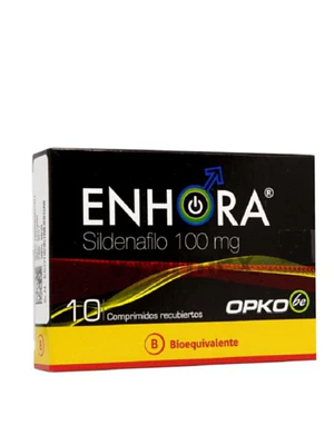 Enhora (B) Sildenafilo 100 mg 10Comprimidos recubiertos.