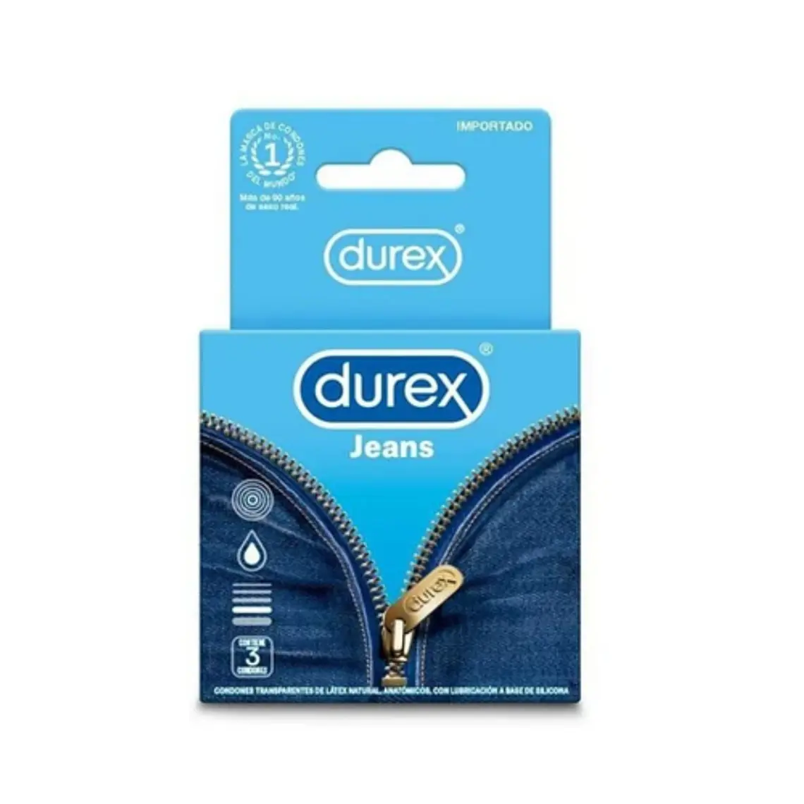 Durex jeans preservativos 3 Unidades. 1