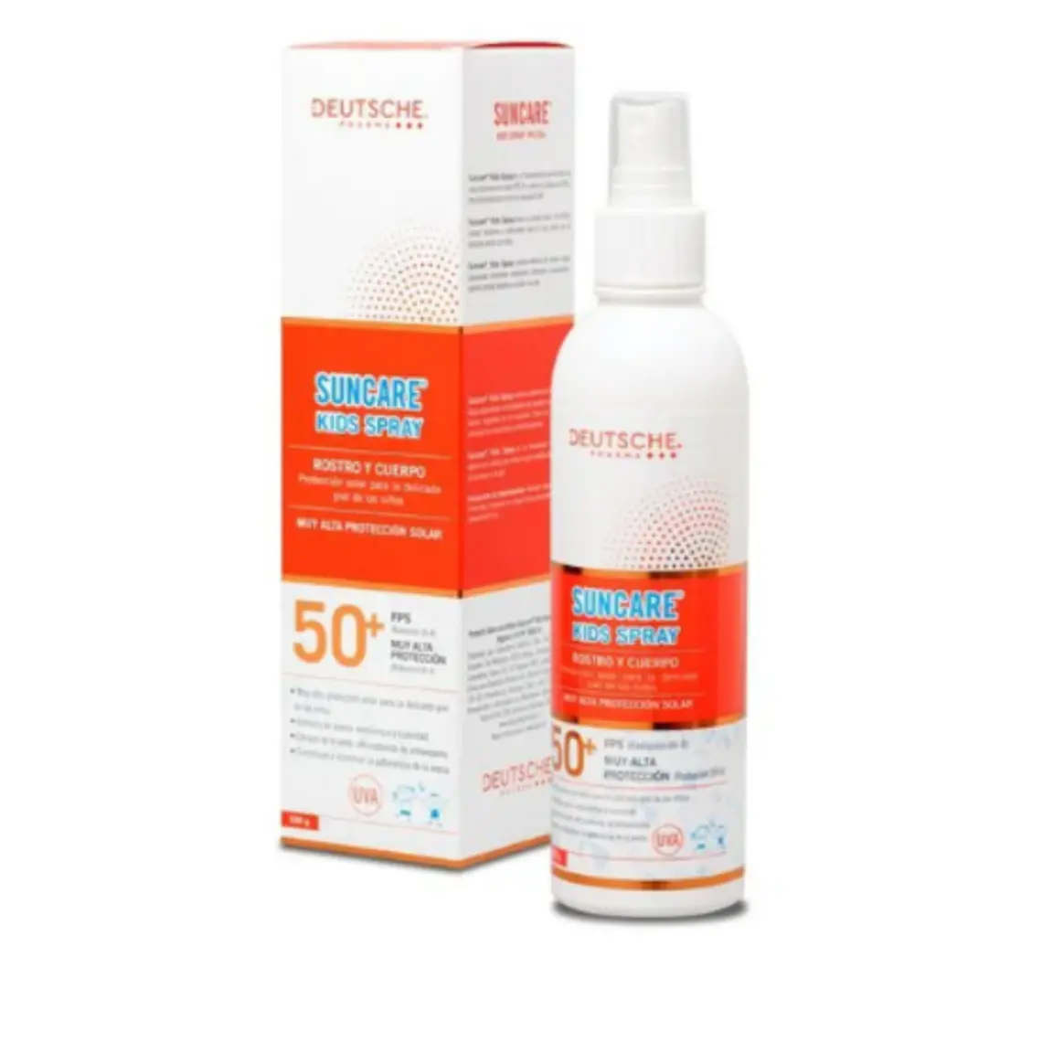 Suncare Kids Spray Fps 50+ por 180  ml 1