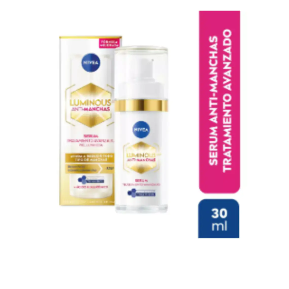 Nivea Luminous630 Fluido 40 Ml + Serum Anti-Edad X 30 Ml 1