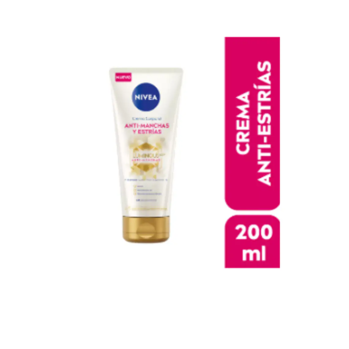 Nivea Luminous 630 Crema Corporal Antiestrias Y Manchas X 200 Ml 1