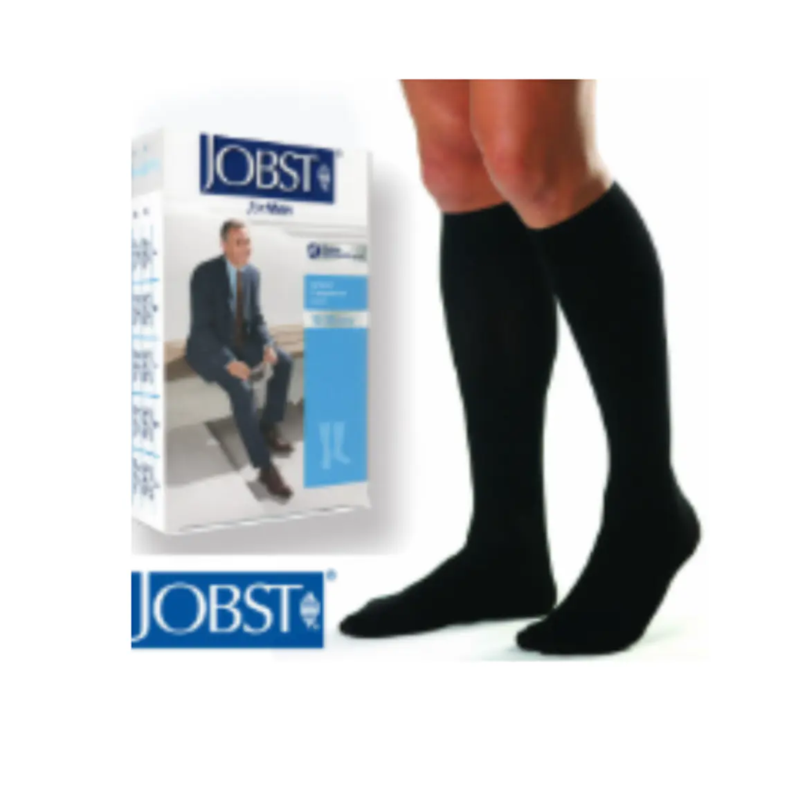 Jobst For Men Medias Comp 15-20 Negro Talla S 1