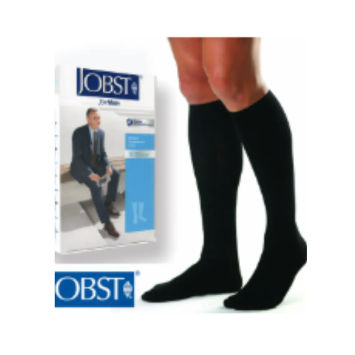 Jobst For Men Medias Comp 15-20 Negro Tall Xl 1
