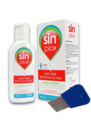 Sinpiox Locion C/Peine Metal por 100  ml