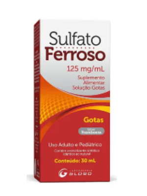 Sulfato Ferroso 125 mg/ml Gotas 30 ml. Bph