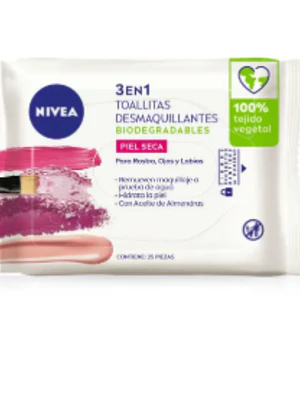 Nivea Face Toallitas Desmaquillantes Suave X 25