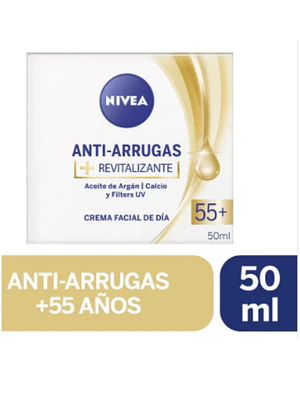 Nivea Facial Antiarrugas Revitalizante +55 X 50 Ml