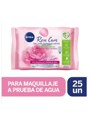Nivea Face Toallitas Micellar Roses X 25 Und