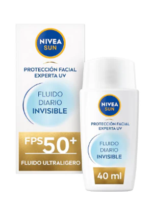Nivea Sun Fps50+ Fluido Invisible X 40 Ml