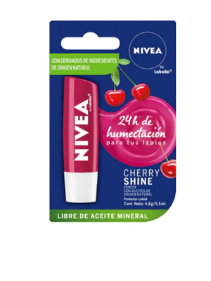 Nivea Lip Care Fruity Shine Cereza X 4,8 Gr
