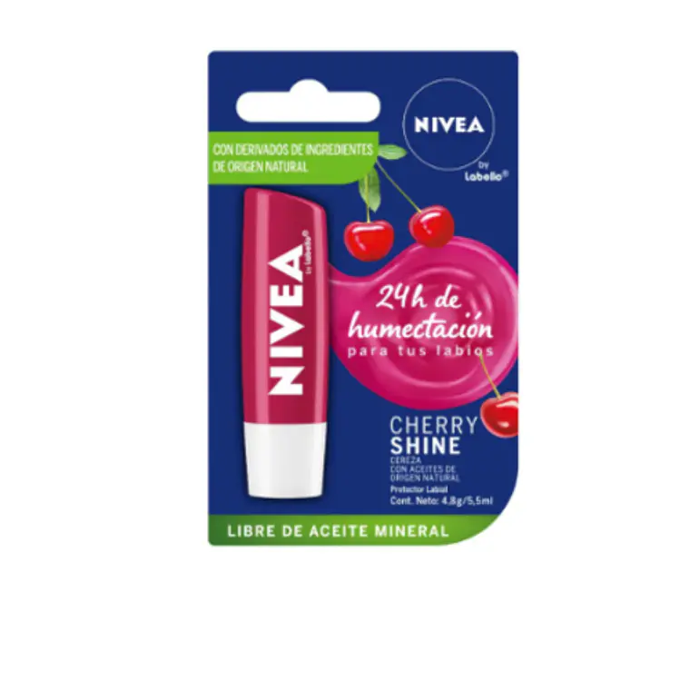 Nivea Lip Care Fruity Shine Cereza X 4,8 Gr 1