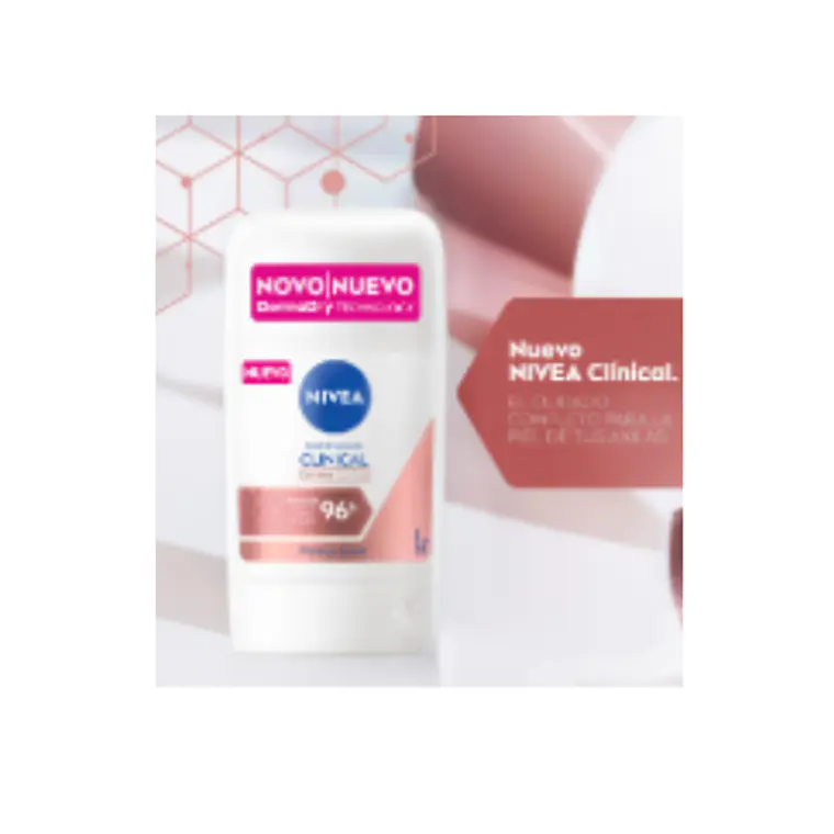 Nivea Desodorante Clinical Barra Mujer 96H X 54 Gr 1