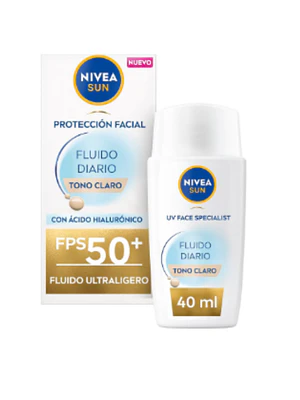 Nivea Sun Fluido Fps50+ Contorol Mancha X 40 Ml