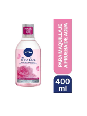 Nivea Face Agua Micellar Bifasica Roses X 400 Ml