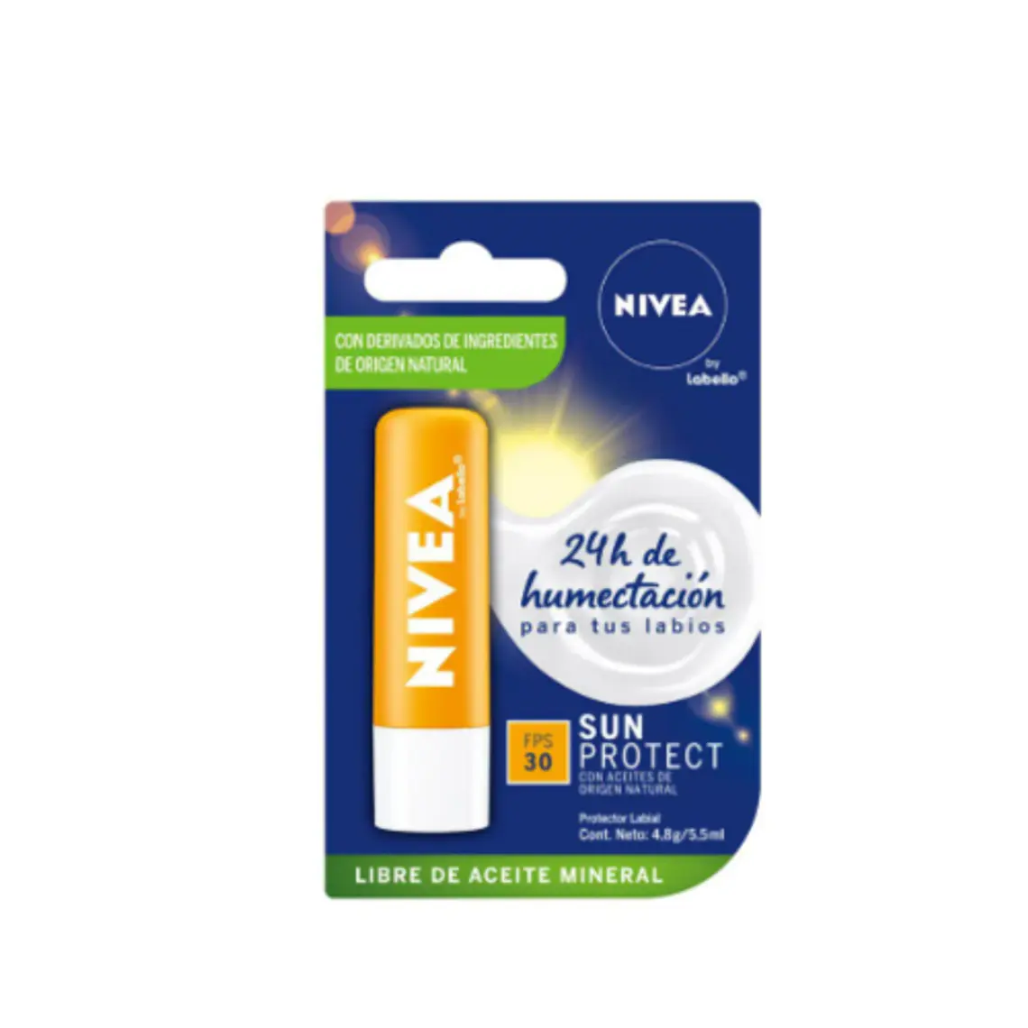 Nivea Lip Care Sun Protect Fps 30 X 4,8 Gr 1