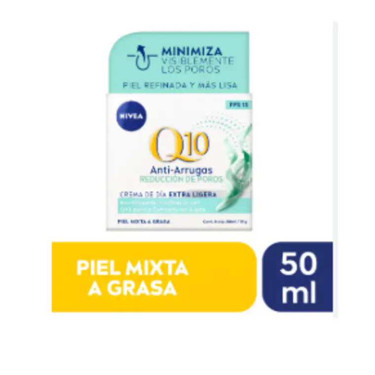Nivea Face Q10 Plus Antiarrugas Light Fps15 X 50 Ml 1