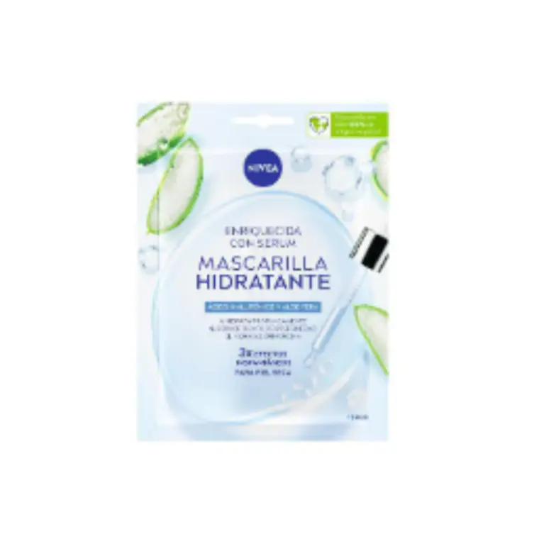 Nivea Mascarilla En Tela Urban Skin Shot Hidratante 10 Minutos 1