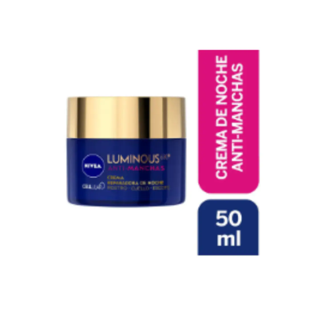 Nivea Luminus Cellular 630 Anti-Manchas Crema Noche X 50Ml 1