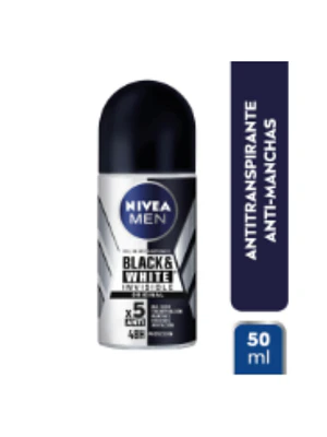 Nivea Deo Rollon Men B&W Invisible X 50 Ml